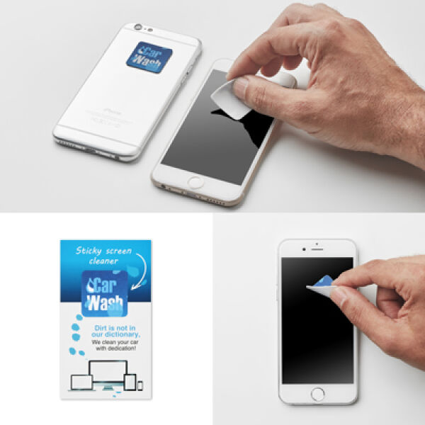 Custom made - Schermpoetsdoekjes