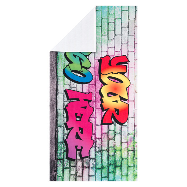 All-over bedrukt strandlaken 180 x 100 cm