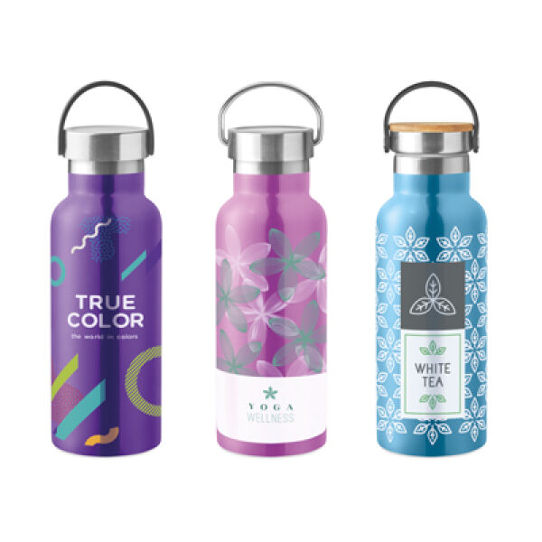 Custom made - dubbelwandige drinkfles - 750 ml